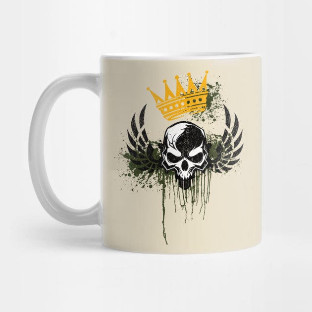 Winged Skull Crowned by Epic Splash Graphics